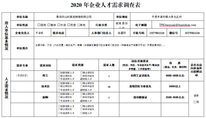 【复工企业岗位速递】NO.3第三波招聘信息来袭,寻找正在求职的你!