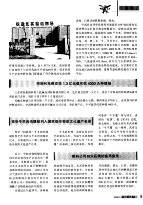 雨润和托佩克投1.3亿元建年供4000头种猪场